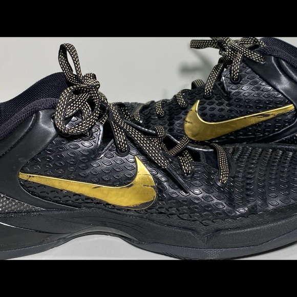 NIKE ZOOM KOBE VII ELITE AWAY - BLACK METALLIC GOLD - Picture 2 of 7